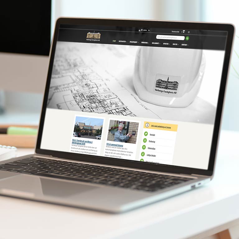 Hemsida Företag webbyrå webblösning Varberg