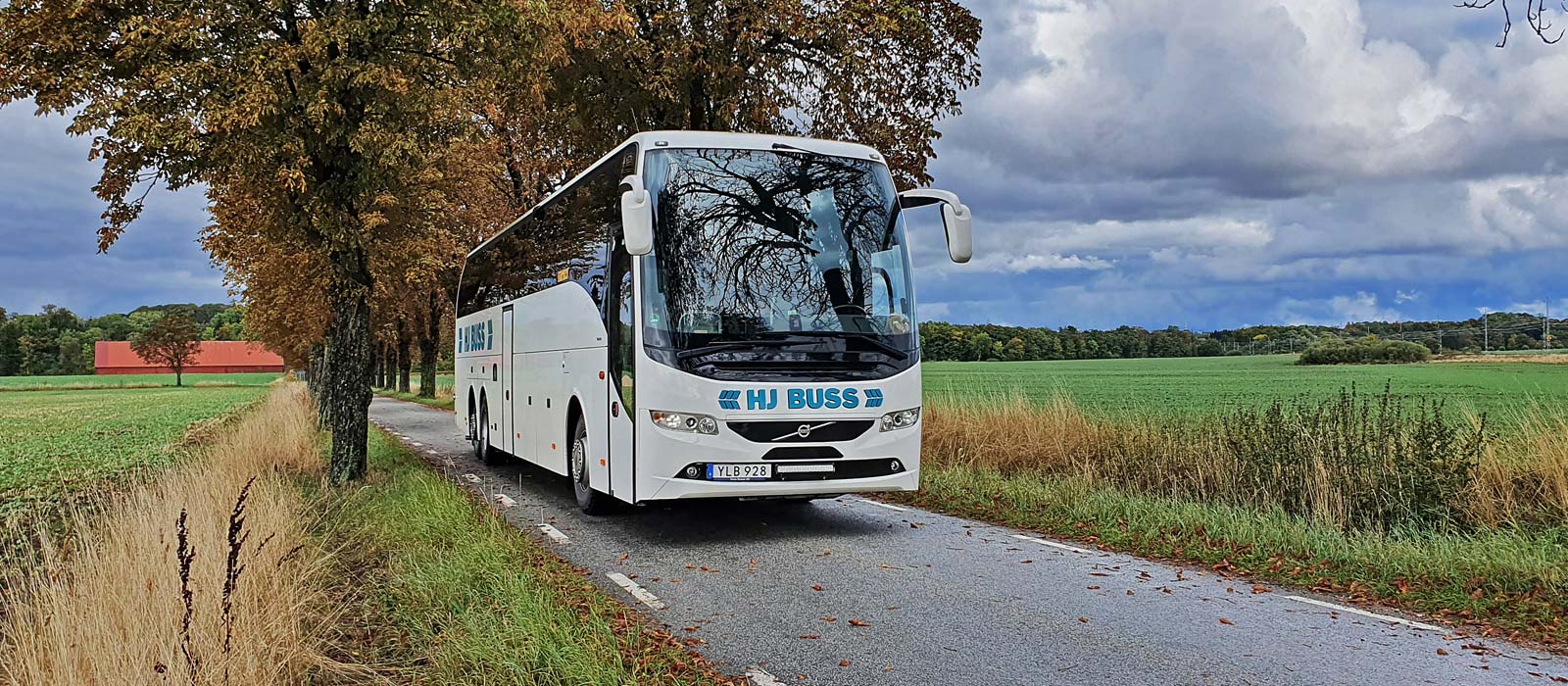 Hemsida för HJ Buss i Skåne