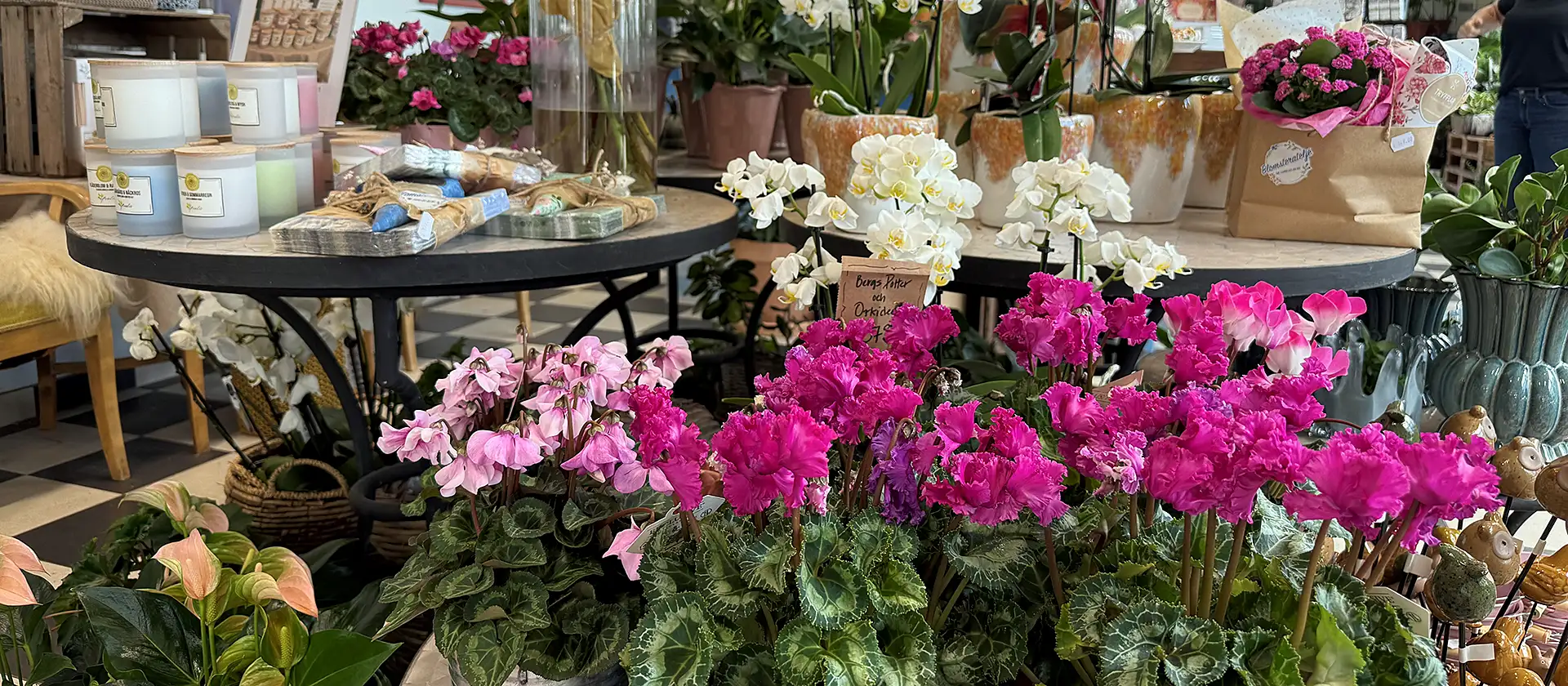 Blomsterateljé LIndarn i Åsa Hemsida Start