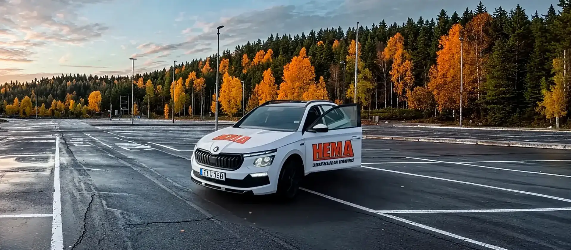 Referens hemsida business HEMA Trafikskola